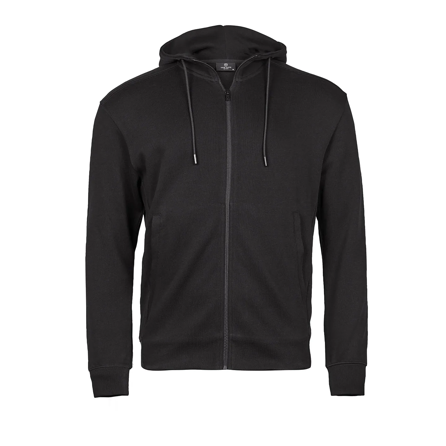 Ribbed interlock hooded full-zip (5508)